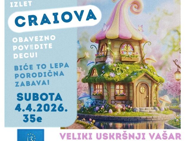 Krajova izlet 4.4.26. 35 €